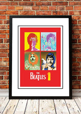 The Beatles ????In Store Promotional Poster 2000 - Framed A4