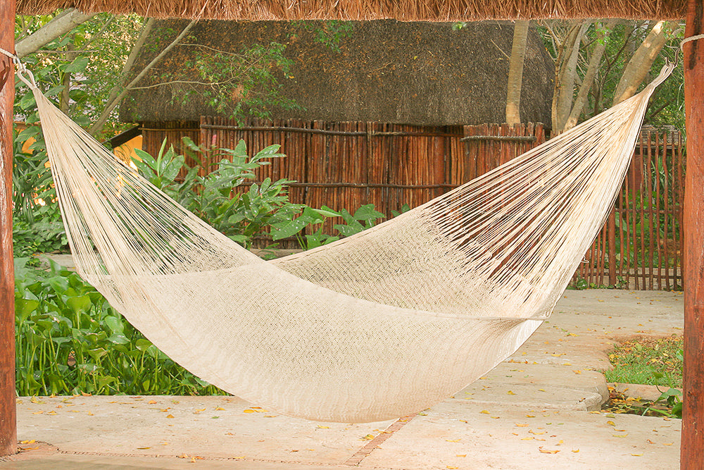 Cotton Mexican Hammock – Natural – King Size