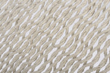 Ivory Cascade, hand woven rope Authentic Mexican Hammock - Rear View