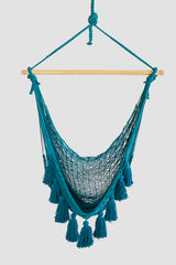 Deluxe Hammock Swing Chair in Plain in Bondi Colour - Rear View