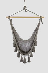 Deluxe Hammock Swing Chair in Plain Dream Sands - Rear View
