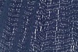 Outdoor undercover cotton Mayan Legacy hammock with hand crocheted tassels King Size Blue - 45-Degree Angle
