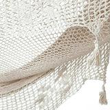 Mayan Legacy King Size Cotton Hammock with Hand-Crocheted Tassels in Marble - Perfect for Outdoor Relaxation - Extra Image
