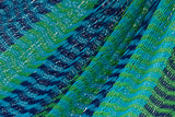 Family-Sized Mayan Legacy Cotton Hammock for Outdoor Relaxation - Caribe Style - Top-Down View