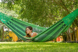 Family-Sized Outdoor Mayan Legacy Cotton Hammock with Free Shipping - Rear View