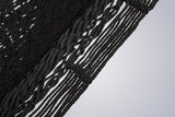 Outdoor undercover cotton Mayan Legacy hammock King size Black - Front View