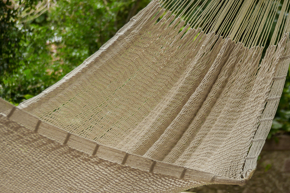 King Size Outdoor Cotton Hammock - Mayan Legacy Marble Edition