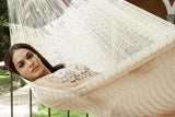 King Size Outdoor Cotton Hammock - Mayan Legacy Marble Edition