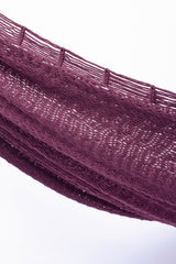 King Size Maroon Outdoor Mayan Legacy Cotton Hammock for Three Adults