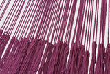 Extra Large Mayan Legacy Cotton Hammock in Vibrant Mexican Pink for Outdoor Relaxation - 45-Degree Angle