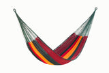Mayan Legacy Queen Size Outdoor Cotton Mexican Hammock in Imperial Colour - Front View