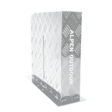 Alpen Outdoor Base Mount 2mm Thickness Aluminium Diesel Heater Fuel Tank Cover Left for 10L 15L Fuel Tank Silver - Side View