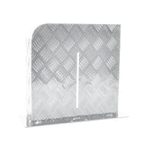 Alpen Outdoor Base Mount 2mm Thickness Aluminium Diesel Heater Fuel Tank Cover Left for 10L 15L Fuel Tank Silver - Rear View