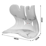 BKT Cushion Portable Ergonomic Lower Back Seat Lumbar Support Chair Posture Corrector Extra Large Fit 75-150kg Users for Home Office Chair and Floo - Close-Up Angle