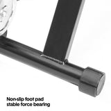 Portable Indoor Exercise Bike Trainer Stand Stationary Bicycle Training Stand Magnetic 6 Level Resistance For Indoor Riding with Noise Reduction Wheel - Low Angle