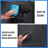 Cargo Mat Kia Carnival 2021-2023 Boot Liner Frunk Mat TPE Cargo Liner All Weather TPE Mat Accessories Rear Trunk Mat Water Proof - Close-Up Angle