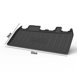Cargo Mat Kia Carnival 2021-2023 Boot Liner Frunk Mat TPE Cargo Liner All Weather TPE Mat Accessories Rear Trunk Mat Water Proof - Low Angle