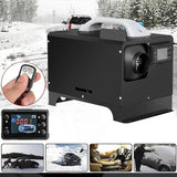 Diesel Air Heater 12V 8KW Tank Portable Heater Thermostat With Remote Control and LCD Display for Car Truck Boat RV Campers Caravan Motorhome - Front View