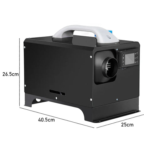 Diesel Air Heater 12V 8KW Tank Portable Heater Thermostat With Remote Control and LCD Display for Car Truck, image 8