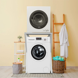 Dryer Stand Over Front Loading Washing Machine Portable Dryer Holder Shelf Stacking Kit for Washing Machine Tumble Dryer 102x67x60cm Holds Up to 100Kg - Low Angle