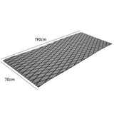 Adhesive Marine Decking EVA Foam Boat Flooring Teak Non-slip Mat Cuttable Deck Mat for Motorboat RV Yacht Kayak Surfboard 190cmx70cm Rhombus Grey - Low Angle