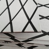Adhesive Marine Decking EVA Foam Boat Flooring Teak Non-slip Mat Cuttable Deck Mat for Motorboat RV Yacht Kayak Surfboard 190cmx70cm Rhombus Grey - Extra Image