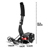 Racing Games Handbrake PC USB Universal Adjustable Aluminium Alloy Handbrake Dual Modes Plug and Play Applicable All Steering Wheel Stand SIM Racing Games - Close-Up Angle