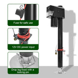 Electric A Frame Trailer Jack LED Light Power Tongue Jack Weight Capacity 3500 lbs 9Inch to 32Inch with Manual Crank Handle for RV Trailer Camper - Extra Image