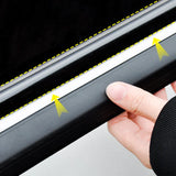 Outer Door Weather Window Rubber Seals Fit for Ford Ranger 2019-2023 Series Moulding Trim Strips Car Modification Accessories Black 4Pcs - Top-Down View