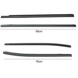 Outer Door Weather Window Rubber Seals Fit for Ford Ranger 2019-2023 Series Moulding Trim Strips Car Modification Accessories Black 4Pcs - Close-Up Angle