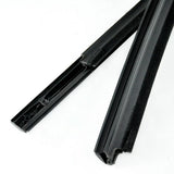 Outer Door Weather Window Rubber Seals Fit for Ford Ranger 2019-2023 Series Moulding Trim Strips Car Modification Accessories Black 4Pcs - Extra Image