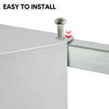 Side Console Boat Switch Panel Sounder Mount Alloy Bracket Fish Finder Mount Oxidation Aluminium - Rear View