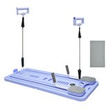 Foldable Pilates Board Reformer 4 in 1 Multifunctional Core Exercise Set Ab Trainer with Timer and Phone Stand for Indoor Outdoor Full Body Fitness Home - Close-Up Angle
