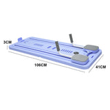 Foldable Pilates Board Reformer 4 in 1 Multifunctional Core Exercise Set Ab Trainer with Timer and Phone Stand for Indoor Outdoor Full Body Fitness Home - Low Angle