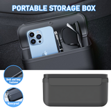 TPE Car Boot Organiser Australia | No-Sew Stitching Odourless Design | Reusable Velcro for Door/Center Console | Camping/Office Storage Box - Front View
