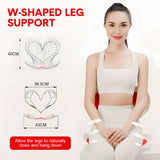 BKT Cushion Portable Ergonomic Lower Back Seat Lumbar Support Chair Posture Correction Max Load 110kg for Home Office Chair and Floor Seat Red Heart Design - Side View