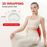 BKT Cushion Portable Ergonomic Lower Back Seat Lumbar Support Chair Posture Correction Max Load 110kg for Home Office Chair and Floor Seat Red Heart Design - Top-Down View