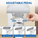 Foldable Stair Stepper for Home Gym Exercise Height Adjustable Vertical Climber Machine 150kg Loading Capacity with Digital Display for Full-Body Workout - 45-Degree Angle