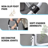 Mobility Standing Aid Aluminium Alloy Handrail Adjustable Height with Non-Slip Base for Seniors and Pregnant Women Couch Assistance Bearing Capacity 100kg - 45-Degree Angle