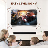 Telescopic Swivel and Tilt TV Monitor Wall Mount Bracket Load up to 85kg Full Motion Long Arm Bracket Max 48.5cm Extension For Most 32-80 inch Flat TVs - Extra Image