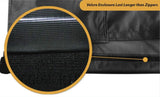 Dust-proof Outdoor TV Cover 60-65 Inch Flat Television Waterproof UV Resistant Protector, Built In Remote Controller Storage Pocket-XXL - Front View