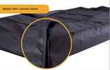 Dust-proof Outdoor TV Cover 60-65 Inch Flat Television Waterproof UV Resistant Protector, Built In Remote Controller Storage Pocket-XXL - Top-Down View