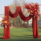 Golden Square Wedding Arch Adjustable 1M-2M Flower Rack Backdrop Stand Balloon Arch Stand for Wedding Birthday Party Garden Ceremony Decoration - Extra Image
