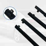 Outer Door Weather Window Rubber Seals Fit for Holden Commodore VE VF SEDAN V6 V8 Moulding Trim Strips Car Modification Accessories Black 4Pcs - Side View
