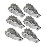 50 Pack Inline Cliplock Wire Strainer Aluminum Alloy Heavy Duty Wire Ratchet Tensioner for Electric Fence