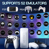 M22 Game Stick 4K 64GB 30000+ Games 52 Simulators EMUIELEC System 2.4G Wireless Retro Classic Video Gaming Consoles - Top-Down View