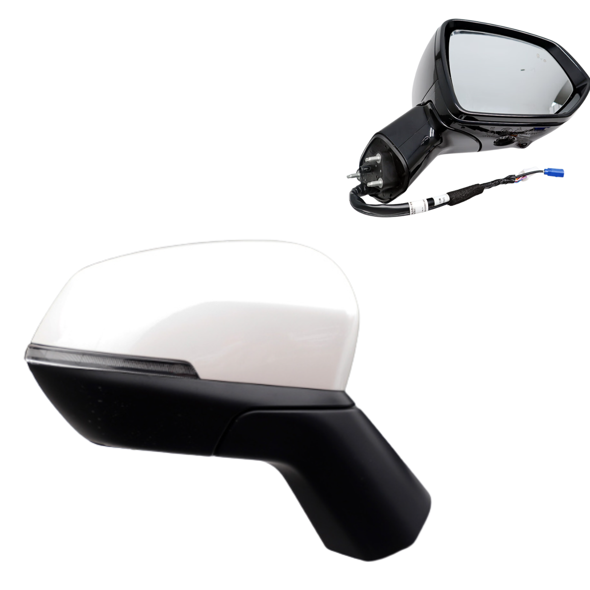 White/Black (Please tell the supplier which color) 5 +1 Wire RH 2022 and before Great Wall Haval H6 Edition Electric Folding Steering Car Rearview