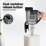 Devanti 2200W Bagless Vacuum Cleaner Black - 45-Degree Angle