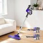 Devanti Corded Stick Vacuum Cleaner 450W, 2 in 1 Handheld Bagless, Purple