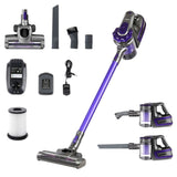 Devanti Stick Vacuum Cleaner Bagless Cordless 150W Purple